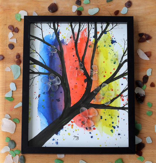 Handmade Sea Glass Painting - Make A Splash