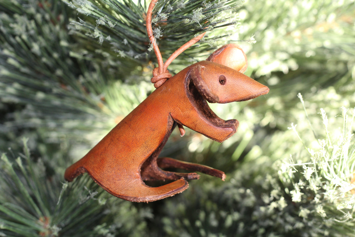 Leather Mouse Figurine/Ornament